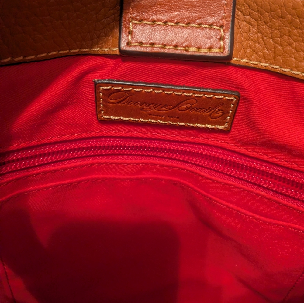 Dooney & Burke Tote Crossbody - Mini Waverly - Caramel - NWT - Picture 6 of 8